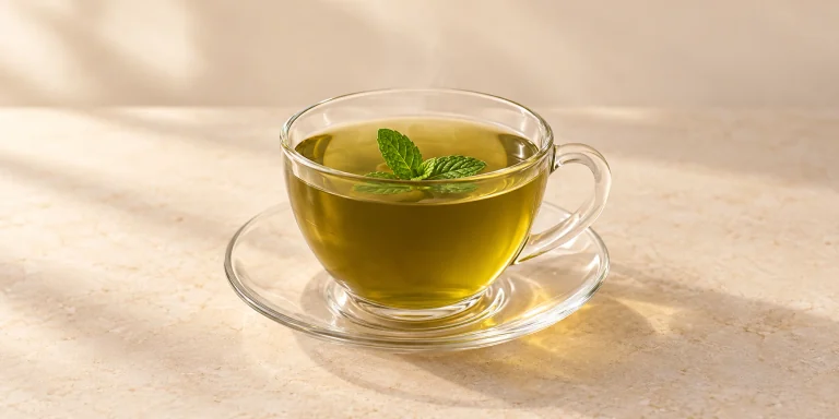 Nettle Infusion with Lemon and Honey