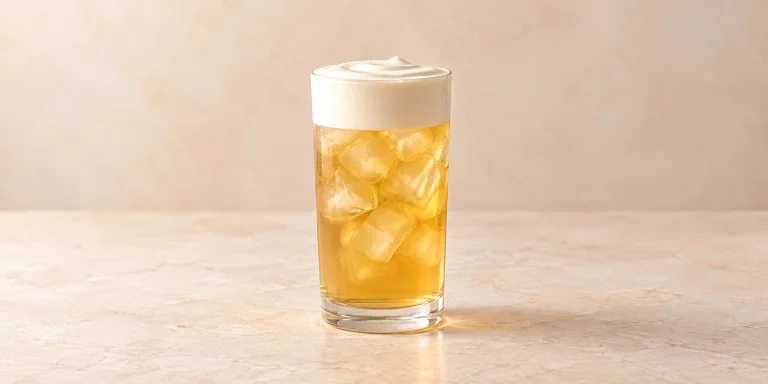 Iced Jin Xuan with Vanilla Cream Foam