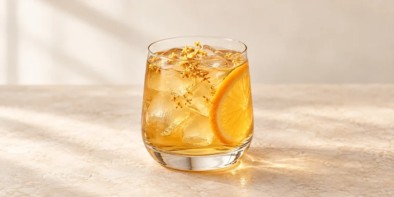 Cold-Brew Shui Xian Oolong with Osmanthus and Orange
