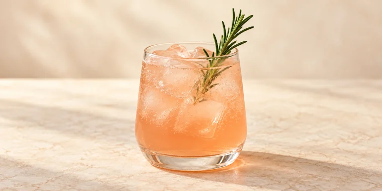 Iced Rosemary Grapefruit Cooler