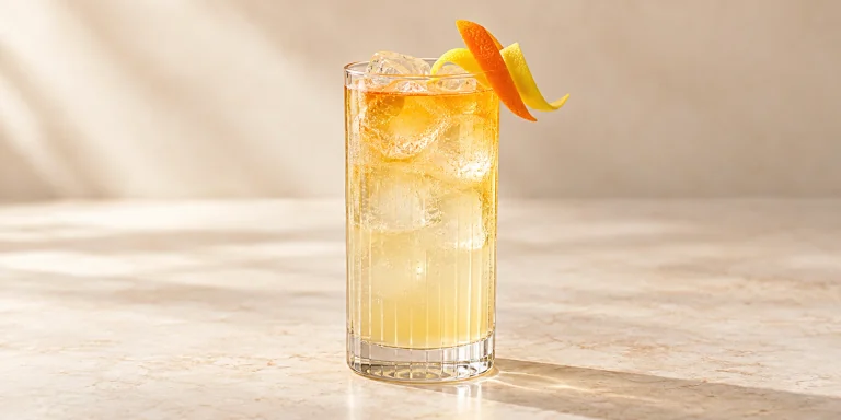 Citrus Green Tea Gin Fizz