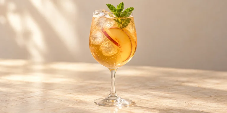 Peach Green Tea Spritz