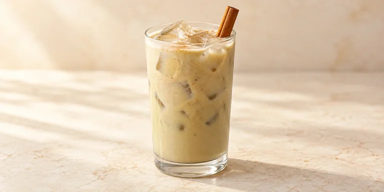 Horchata helada de Genmaicha