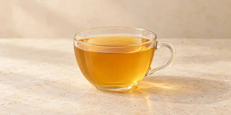Lotus Tea with Honey and Ginger