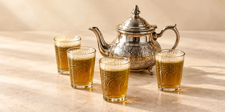 Traditional Moroccan Mint Tea (Three-Pour Atay)