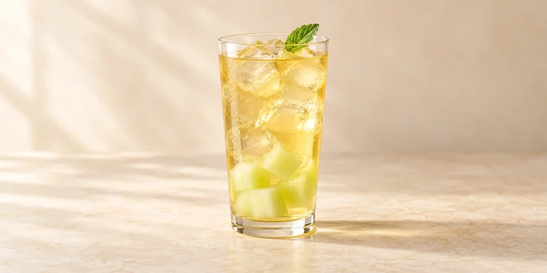 Cold-Brewed Junshan with Cucumber and Honeydew