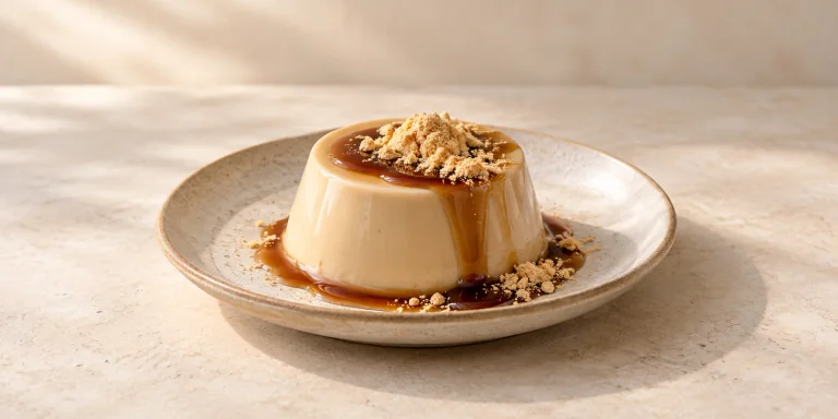 Roasted Barley Tea Panna Cotta