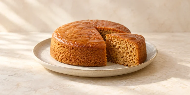 Gong Mei and Honey Steamed Sponge Cake