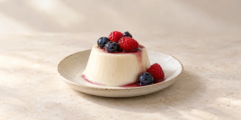 Calm Blend Lavender Lemon Panna Cotta