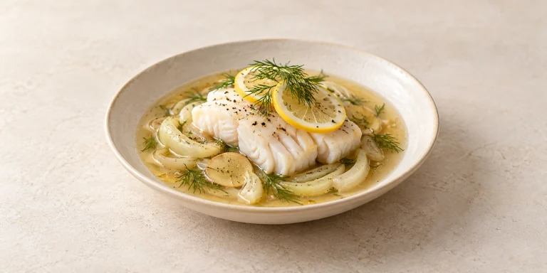 Digestion Blend Poached Fennel and White Fish