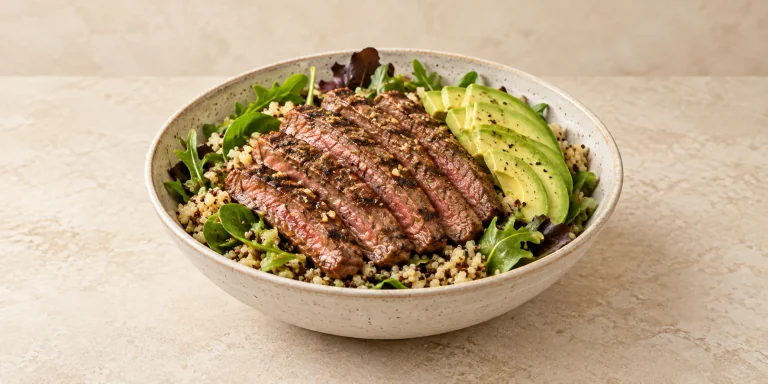 Energy Blend Marinated Grilled Steak Bowl