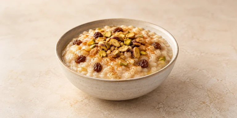 Rooibos Chai Spiced Rice Pudding