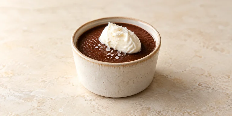 Guayusa and Dark Chocolate Pots de Crème