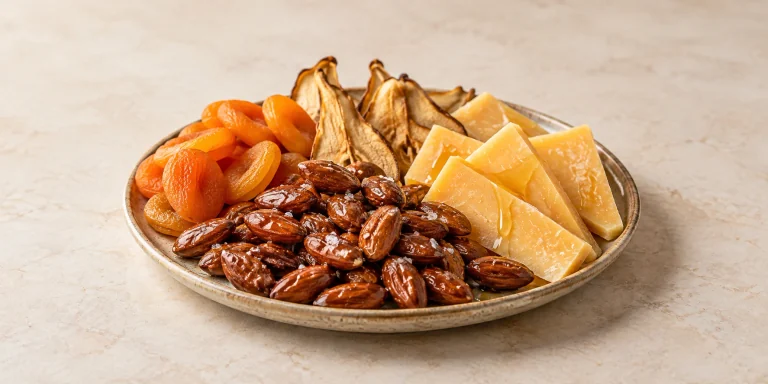 Honeybush-Glazed Roasted Almonds and Aged Gouda Board