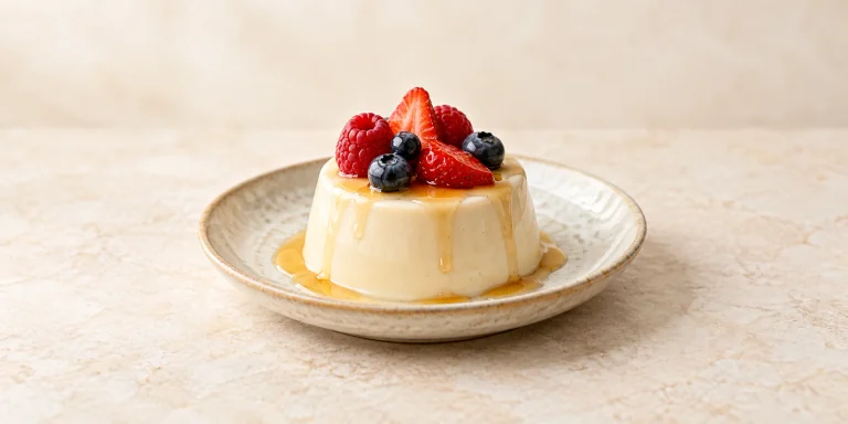 Nuwara Eliya Tea and Honey Panna Cotta