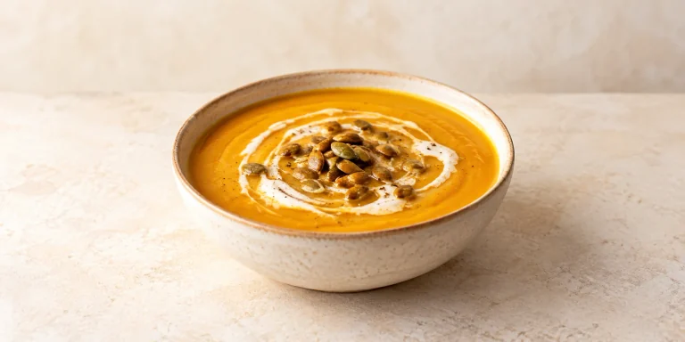 Decaf Chai-Spiced Butternut Squash Soup