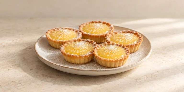 Cream Earl Grey Lemon Curd Tarts