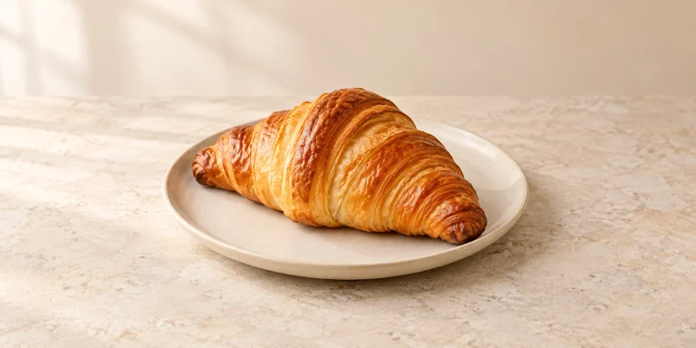 Buttery croissant, a suggested pairing for Cream Earl Grey