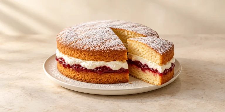 Classic Victoria Sponge with Raspberry Jam