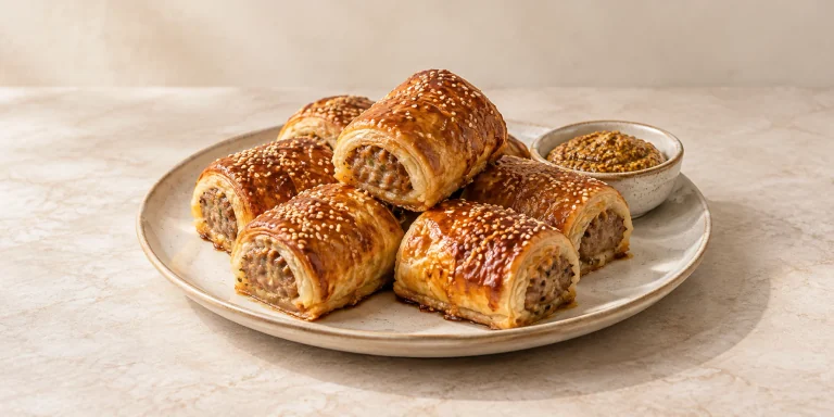 English Breakfast Tea-Glazed Sausage Rolls