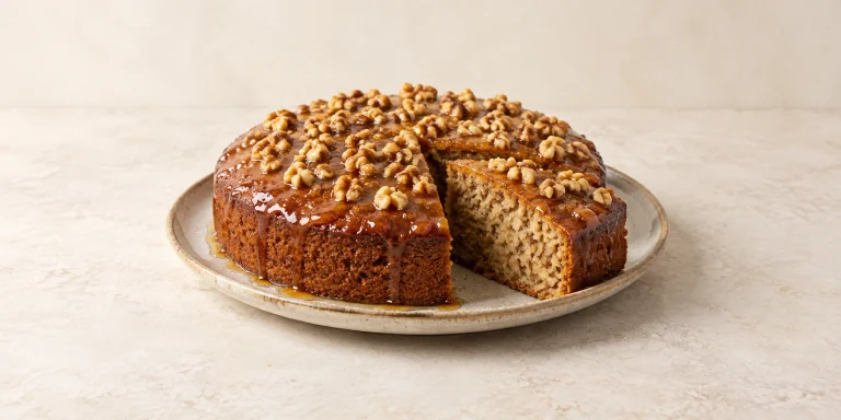 Georgian Black Tea and Honey Walnut Cake