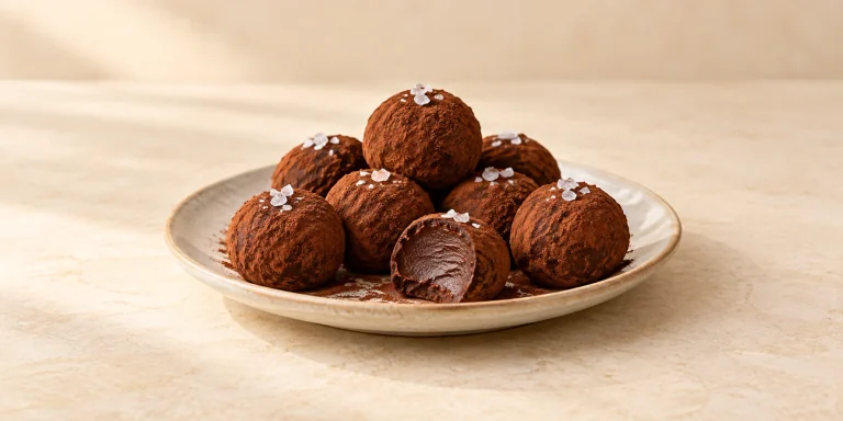 Lapsang Souchong Dark Chocolate Truffles