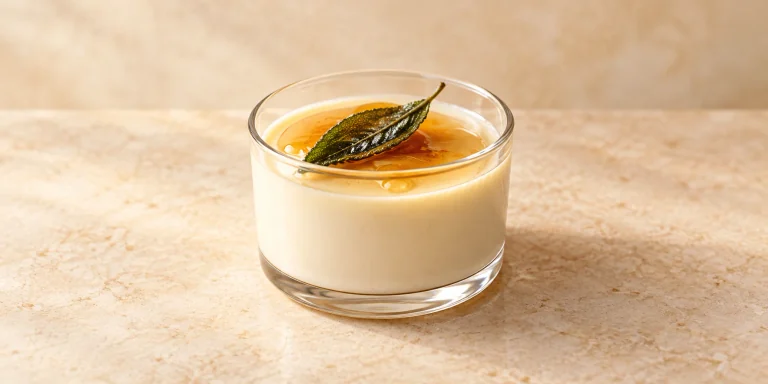 Sage and Honey Panna Cotta