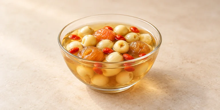 Lotus Tea and Lotus Seed Sweet Soup (Chè Sen)