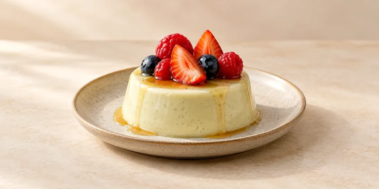 Mao Feng Green Tea Panna Cotta