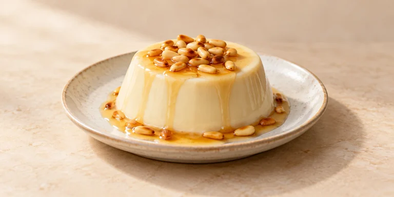 Snow Shan Green Honey Panna Cotta