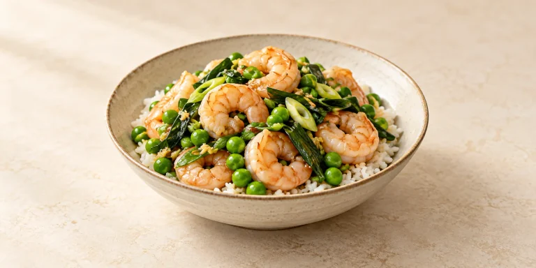 Hou Kui Green Tea Shrimp Stir-Fry